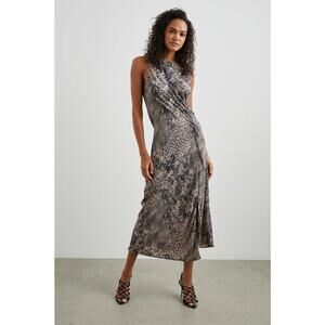 NEW Rails Gabriella Mixed Animal Print Sleeveless Camisole Maxi Tank Dress XS